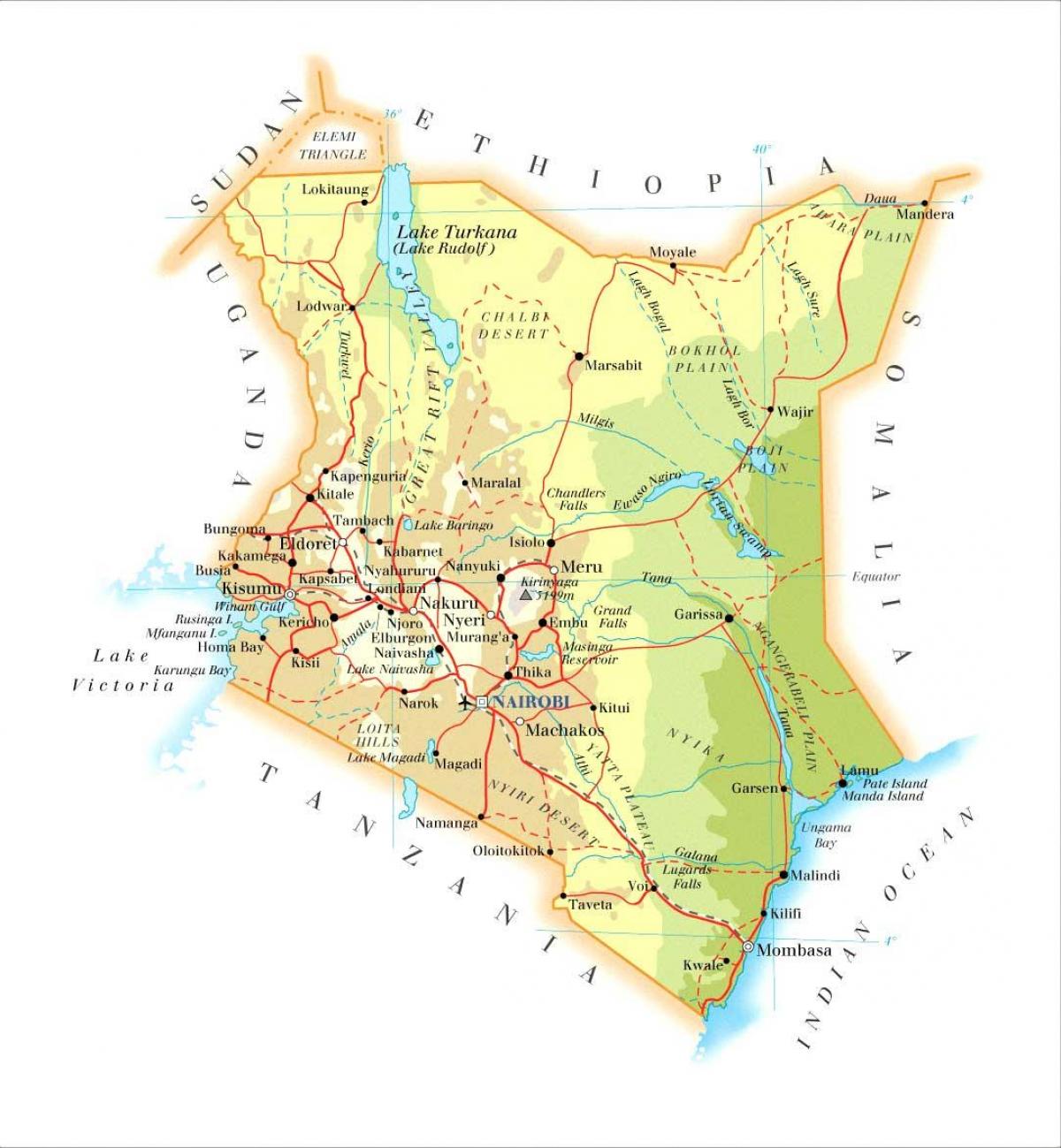 Kenya thể có bản đồ