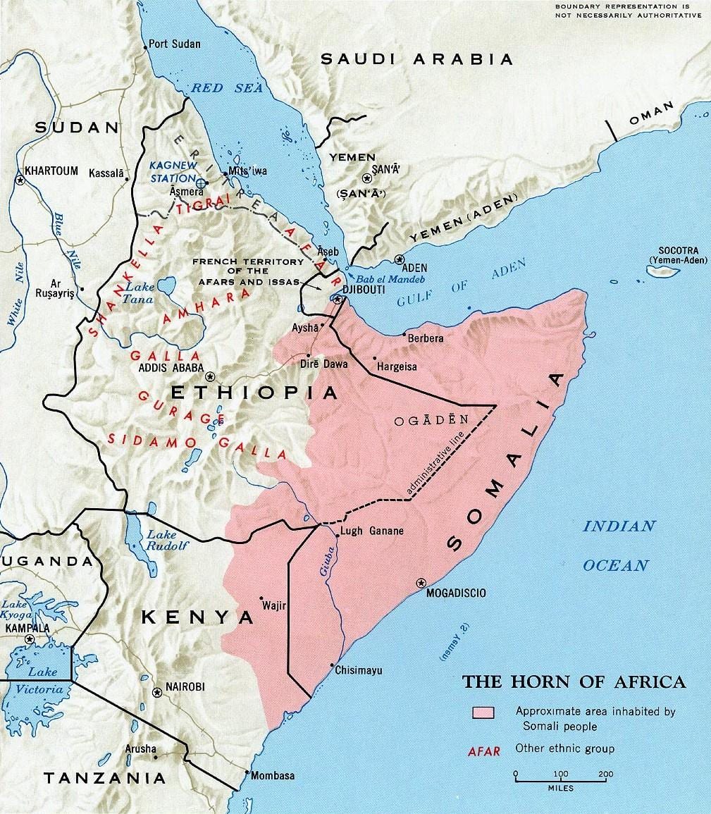 bản đồ của bắc Kenya