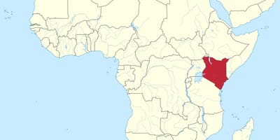 Bản đồ của Kenya bản đồ véc tơ