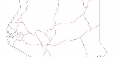 Kenya bản đồ trống