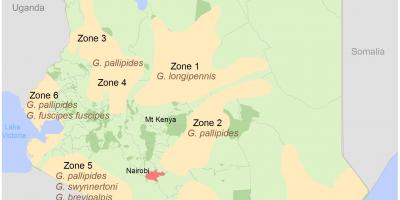 Kenya viện của đạc và bản đồ khóa