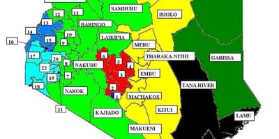Bản đồ của kisumu Kenya