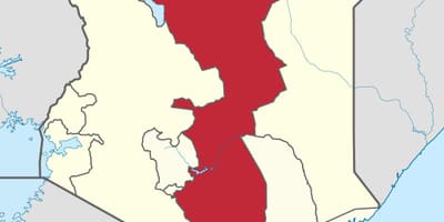 Bản đồ của đông tỉnh Kenya